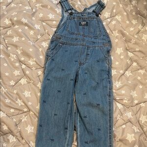 OshKosh B'gosh Embroidered Blue Overalls